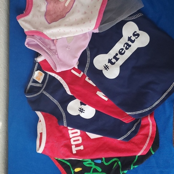 4/$20 Six (6) small dog shirts and 1 small dog dress - Picture 1 of 16
